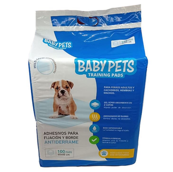 Sabanilla baby Pets 100 unidades